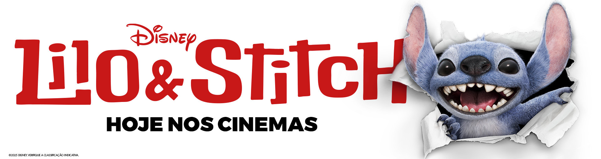Banner carrossel Lilo & Stitch