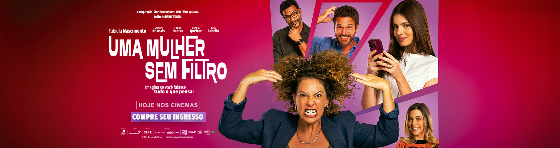 Banner carrossel Uma Mulher Sem Filtro
