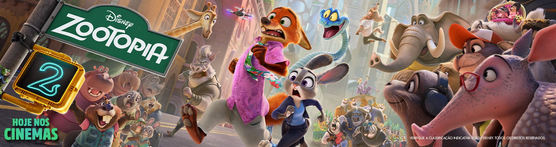 Banner carrossel Zootopia 2