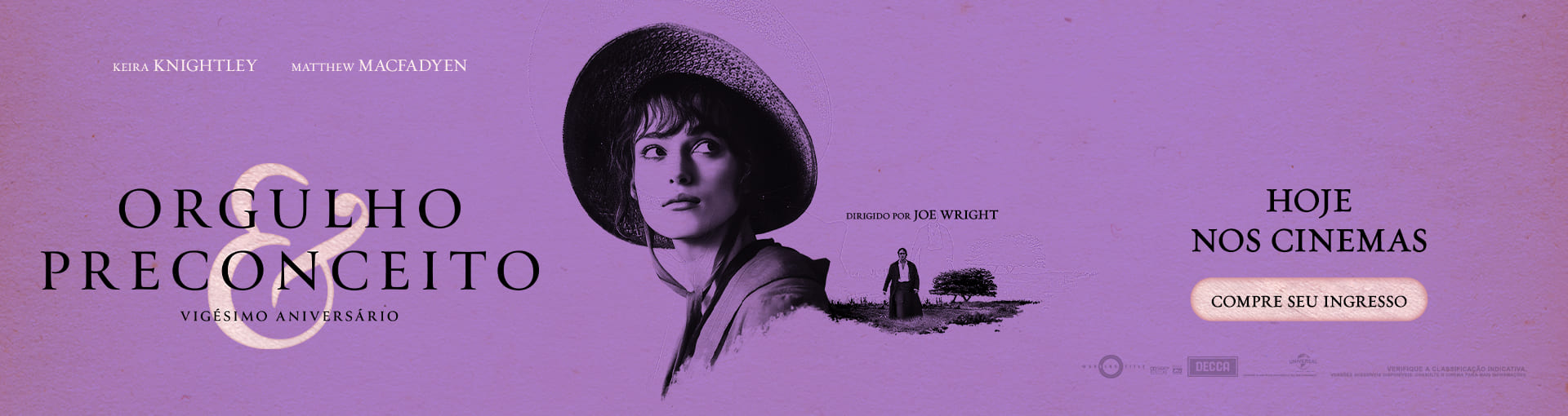 Banner carrossel Orgulho e Preconceito (20Âº AniversÃ¡rio)