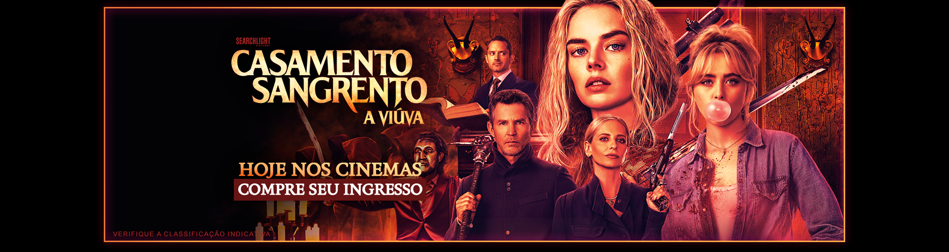 Banner carrossel Casamento Sangrento: A ViÃºva 