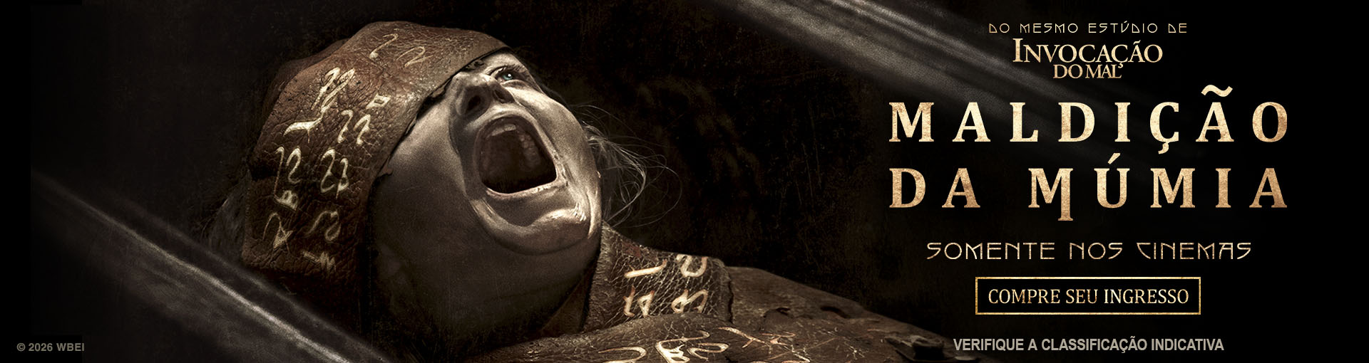 Banner carrossel MaldiÃ§Ã£o Da MÃºmia