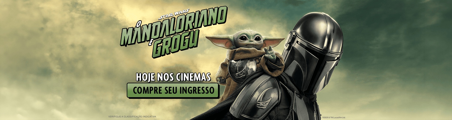Banner carrossel O Mandaloriano e Grogu