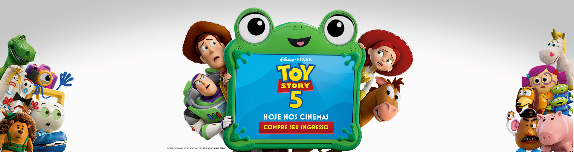 Banner carrossel Toy Story 5