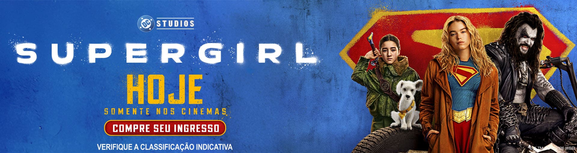 Banner carrossel Supergirl